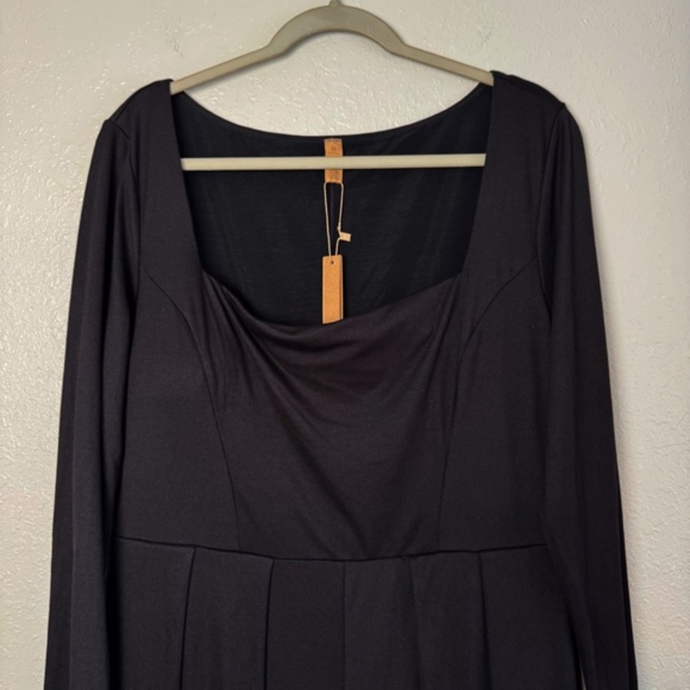 NWT Shapellx Airslim square neck built in shaping jumpsuit long sleeves 4XL - Picture 3 of 13